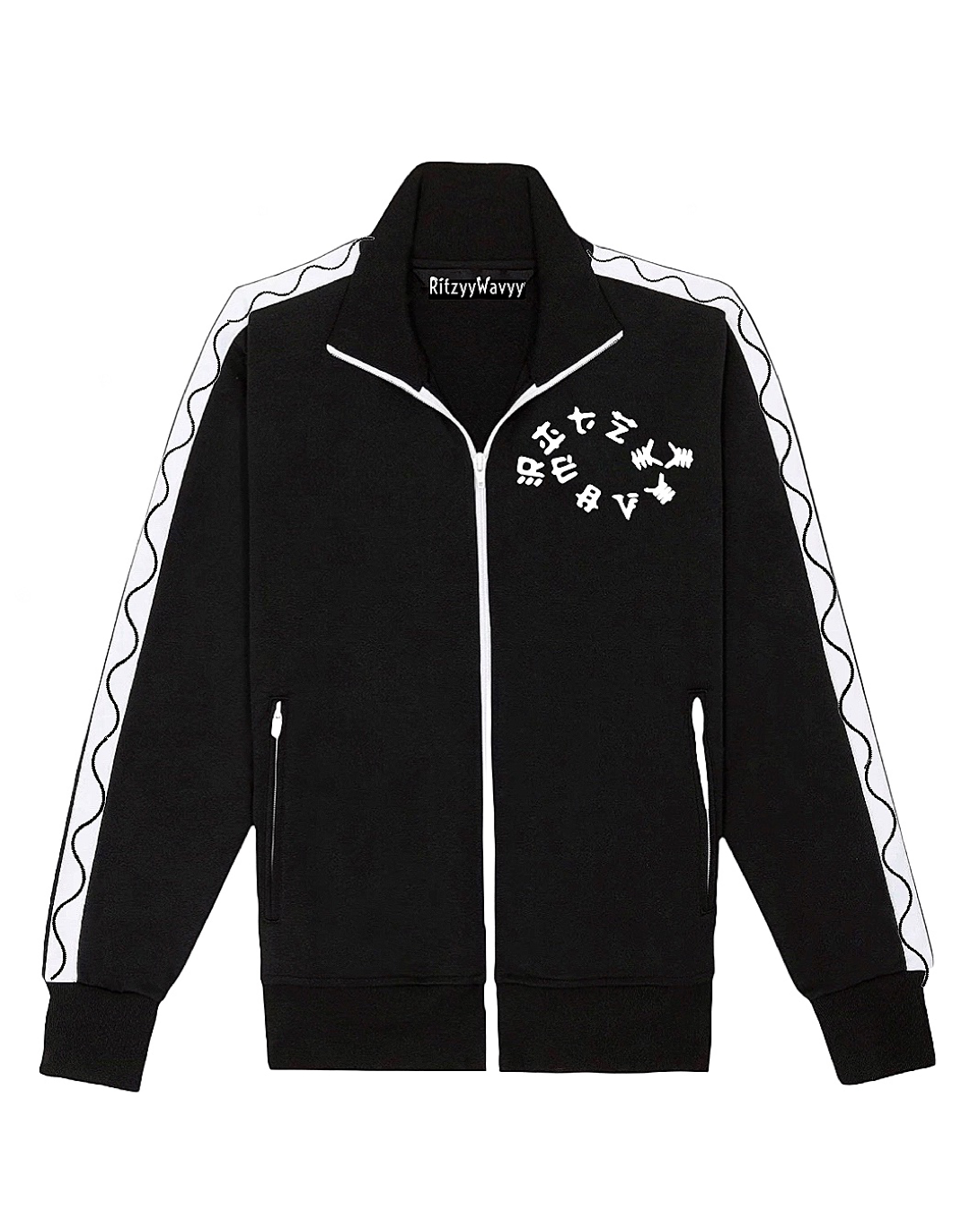 “Classic Logo” Track-Jacket-BLACK