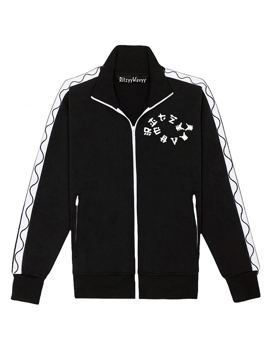 “Classic Logo” Track-Jacket-BLACK
