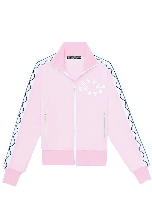 “Classic Logo” Track-Jacket-PINK